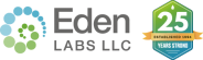 Eden Labs-Logo 25 Years Strong