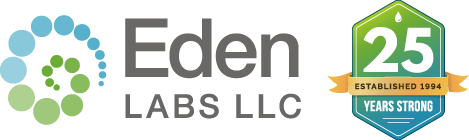 Eden Labs-Logo 25 Years Strong